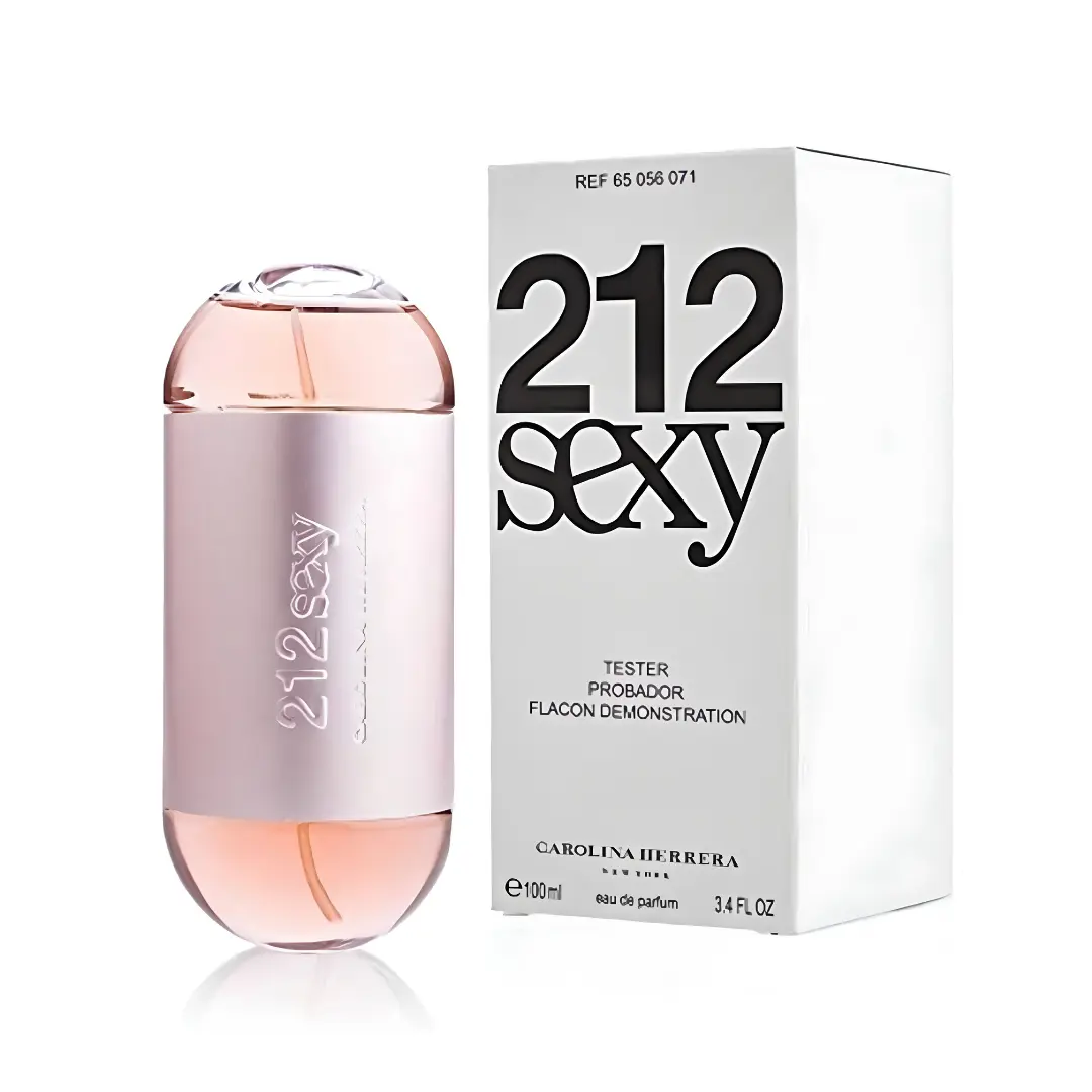 Carolina Herrera 212 Sexy Eau de Parfum 3.4 oz Tester  | Oriental Floral Women's Perfume | Pink Pepper, Gardenia & Vanilla