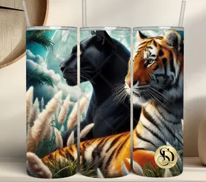 tiger and panther tumbler