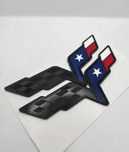 Corvette C6 "Texas Flag" Emblem Set