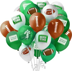 Football Balloon Arch Kit - 80 Pieces | Touch Down Balloons, Football Balloon Arch, Football Party Decoration | Football Latex balloons, Football Birthday Decoration Set