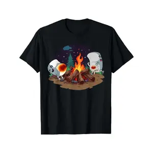 Funny Smores Marshmallow Campfire Roasting Bonfire Camping T-Shirt