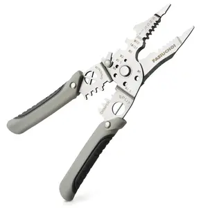 9 in 1 Multi-Function Wire Stripper | Heavy-Duty, Adjustable AWG 6-16 | Cutter Crimper, Comfort Grip