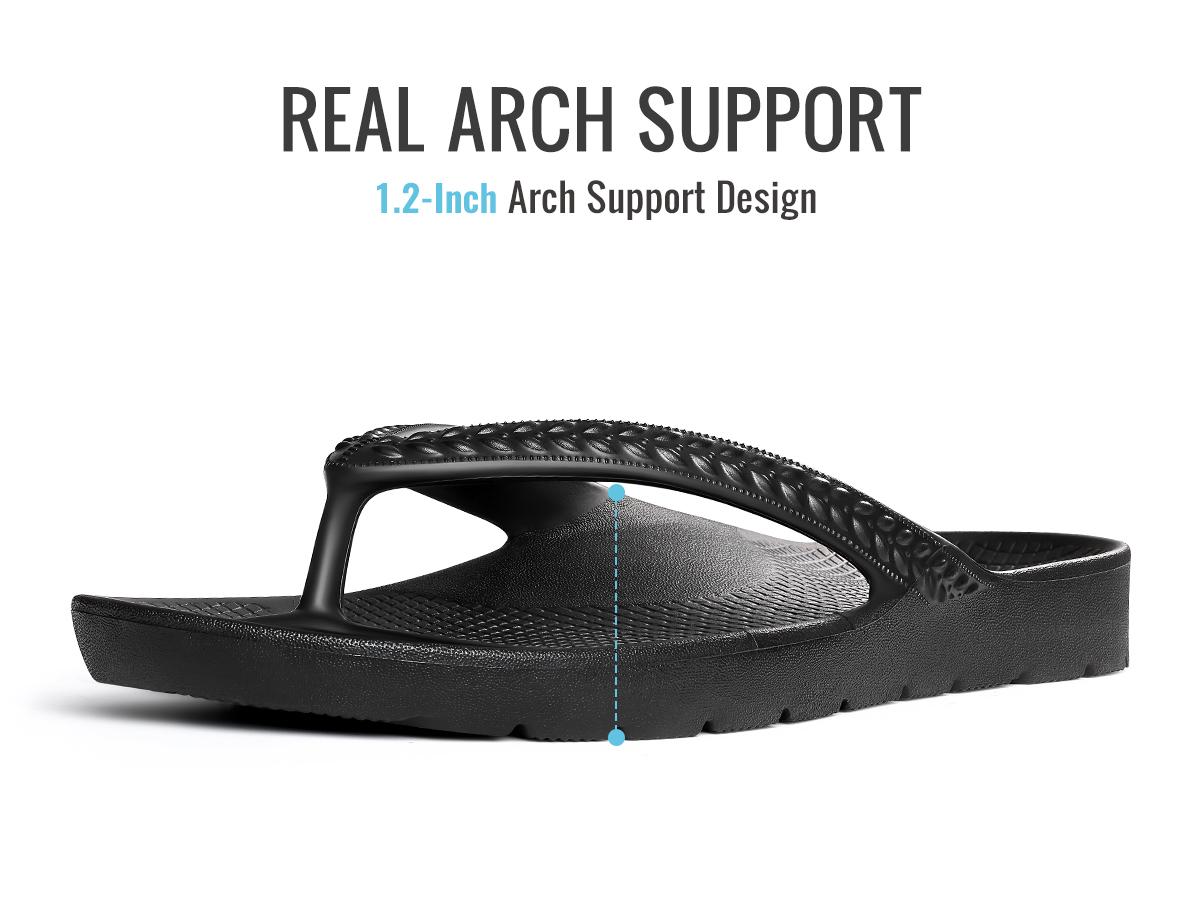 KIDMI Arch Support Flip Flops for Women Orthotic Sandals for Plantar Fasciitis Relief Summer Beach Thong Sandals for Walking Indoor Outdoor Pool Slides KIDMI Arch Support Flip Flops for Women Orthotic Sandals for Plantar Fasciitis Relief Summer Beach Thong Sandals for Walking Indoor Outdoor Pool Slides