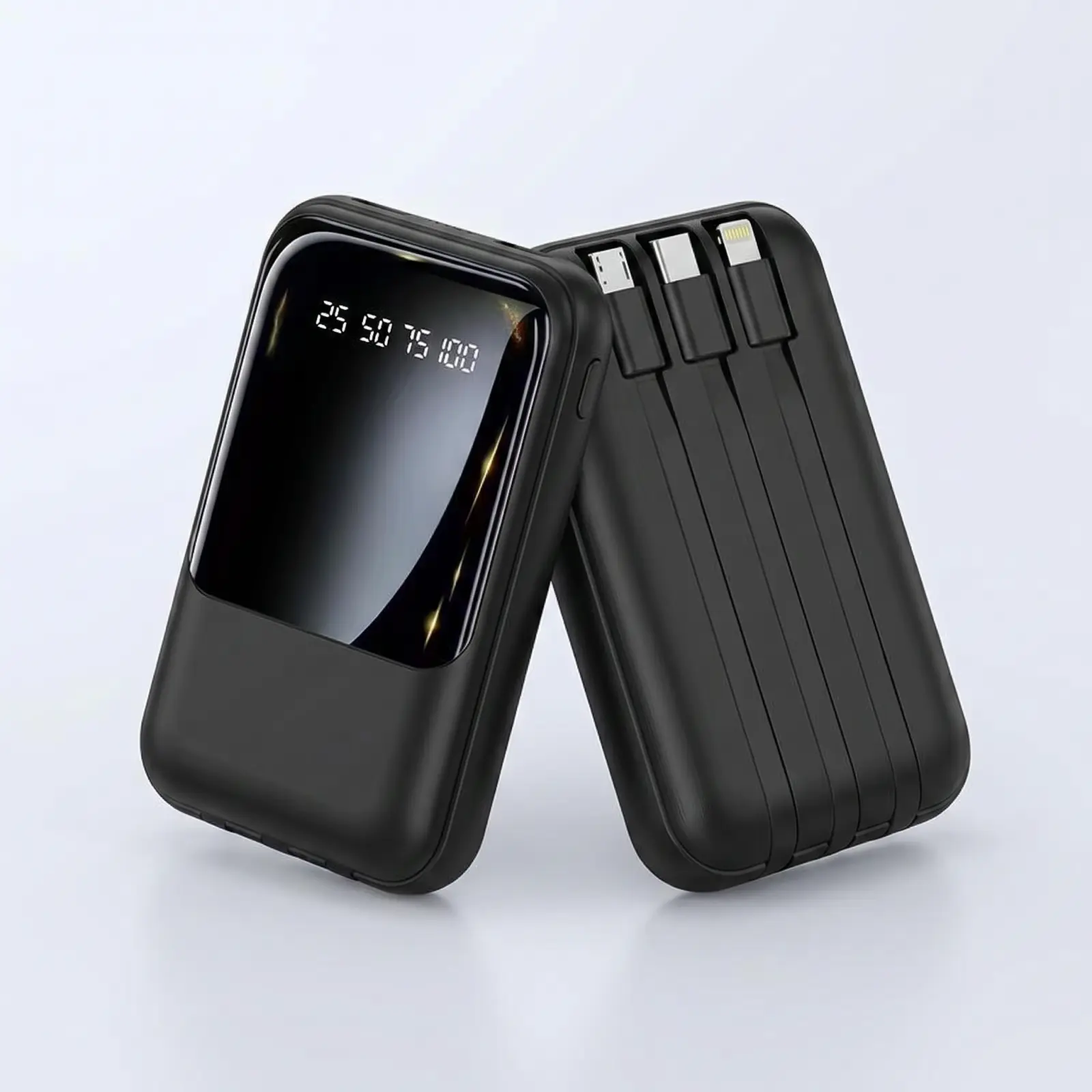 Compact and portable power bank, fast charging, large capacity portable power bank, 10000mAh gift