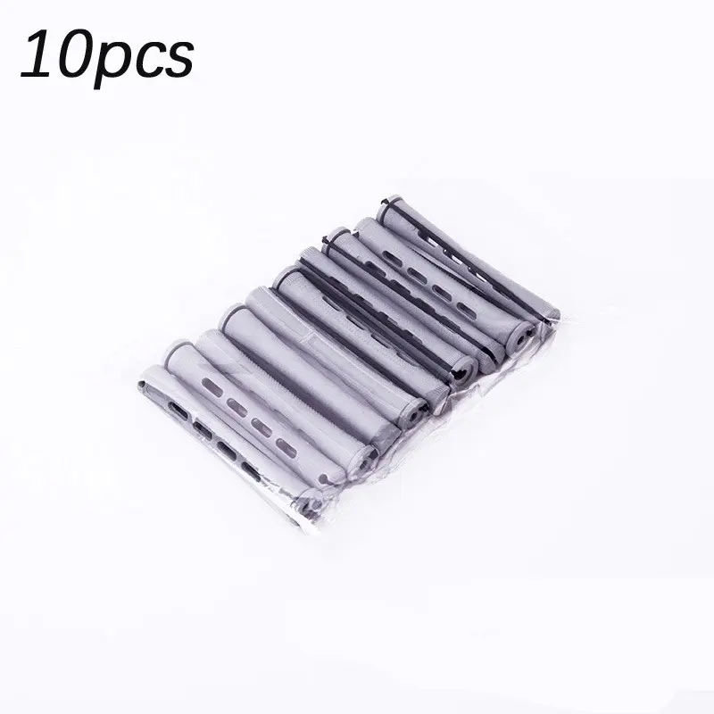 10pcs Short Hair Rollers with Lid, Gentle Plastic Curling Irons, Hair Curlers, High Crown Design, Safe for Hair Health, Perfect for Styling