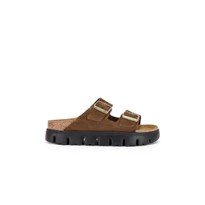 BIRKENSTOCK Arizona Chunky Sandal in Dark Tea