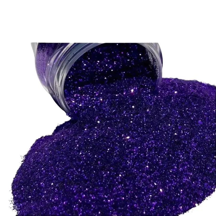 Ursula Purple Metallic Ultra Fine Glitter 2 oz Jar or Bag UV Resistant Solvent Resistant High Quality Polyester for Tumblers Ornaments Slime
