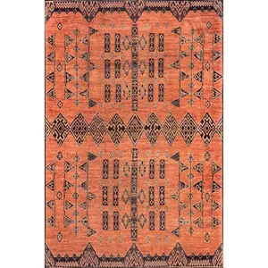 Quincy Cotton-Blend Traditional Area Rug