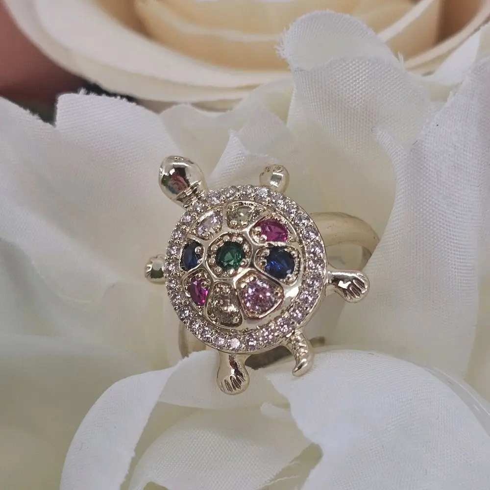 (R119)Goldplated Turtle Ring  with Multiple Sizes Available