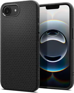 Spigen for iPhone 17e / 16e Case, Liquid Air [Military-Grade Protection] - Matte Black |   Military-Grade Protection
