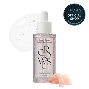 GROWUS Damage Therapy Scalp Scaling Ampoule 1.76 Oz 50g Hair Strengthening Serum for All Hair Types Nourishing Thickening Hair Dandruff care with 7 Collagen Types & 5 Protein Types
