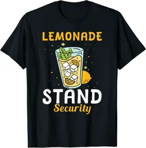 Lemonade Security Boss Lemon Stand Juice Crew T-Shirt - Abigaillou Shop 84B0CXNDXX6C
