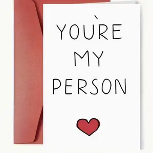 You're My Person Valentine's Day Anniversary Card