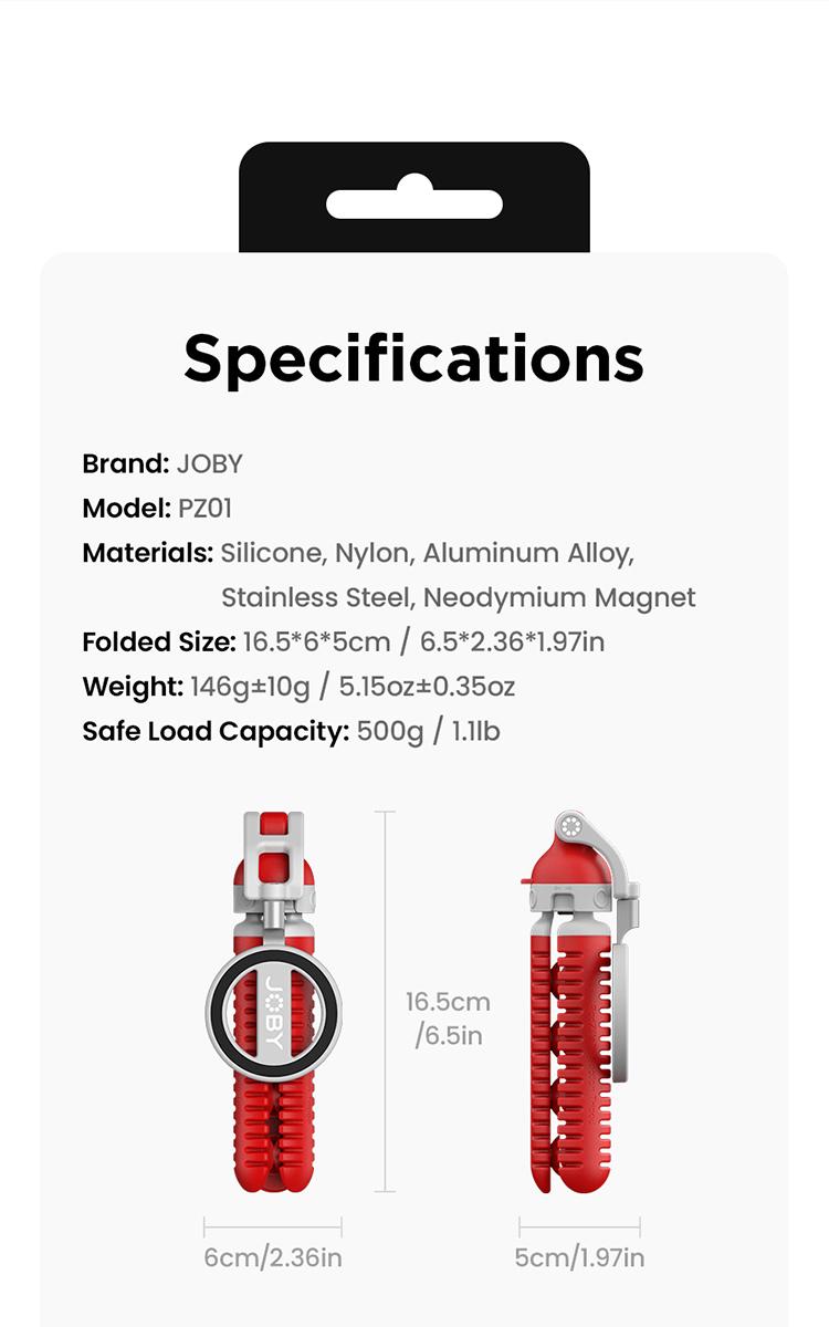 JOBY   PodZilla   Octo   Suction   Tripod