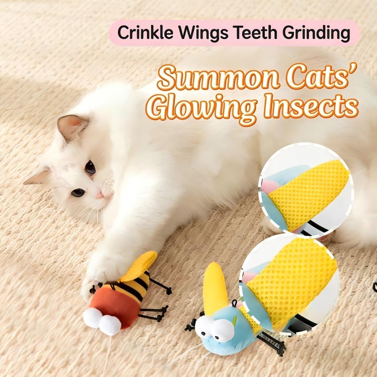 Catnip-Infused Flying Insect Interactive Toy for Cats - Lights, Sound, Alluring Scent, Triggers Hunting Instincts, Engaging Play, Enhances Playtime Focus (Toys & Hobbies - Classic & Novelty, Stress Relief), Sharpens Focus, Unstoppable Excitement Catnip-Infused Flying Insect Interactive Toy for Cats - Lights, Sound, Alluring Scent, Triggers Hunting Instincts, Engaging Play, Enhances Playtime Focus (Toys & Hobbies - Classic & Novelty, Stress Relief), Sharpens Focus, Unstoppable Excitement