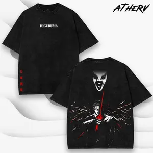 Higuruma Hiromi Judgeman Graphic T-shirt Oversized Streetwear Menswear Cotton Crewneck | Anime Manga Aesthetic Vintage Wash Hoodie Sweatshirt Tank Top Unisex Dark Urban Apparel Japanese Street Style JJK Inspired Pump Cover Fitness Tee