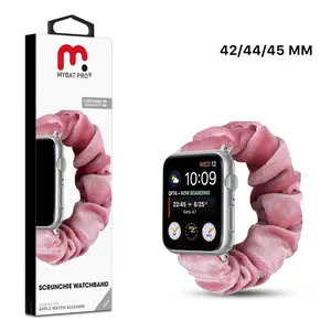 MyBat Pro Scrunchie Watchband for Apple Watch 42mm/44mm Soft Comfortable Material Easy Wear Stylish Design