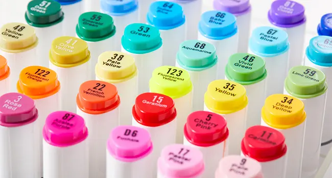 Shuttle Art 24/89/121 Colors Dual Tip Alcohol Based Art Markers, 88/120 Colors plus 1 Blender Permanent Marker with Case Perfect for Coloring Books Sketching Card Making