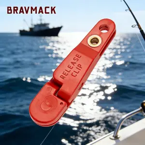 1/2pcs Quick Release Fishing Clips Heavy Duty Safety Clamp for Planer Boards Downriggers & Trolling