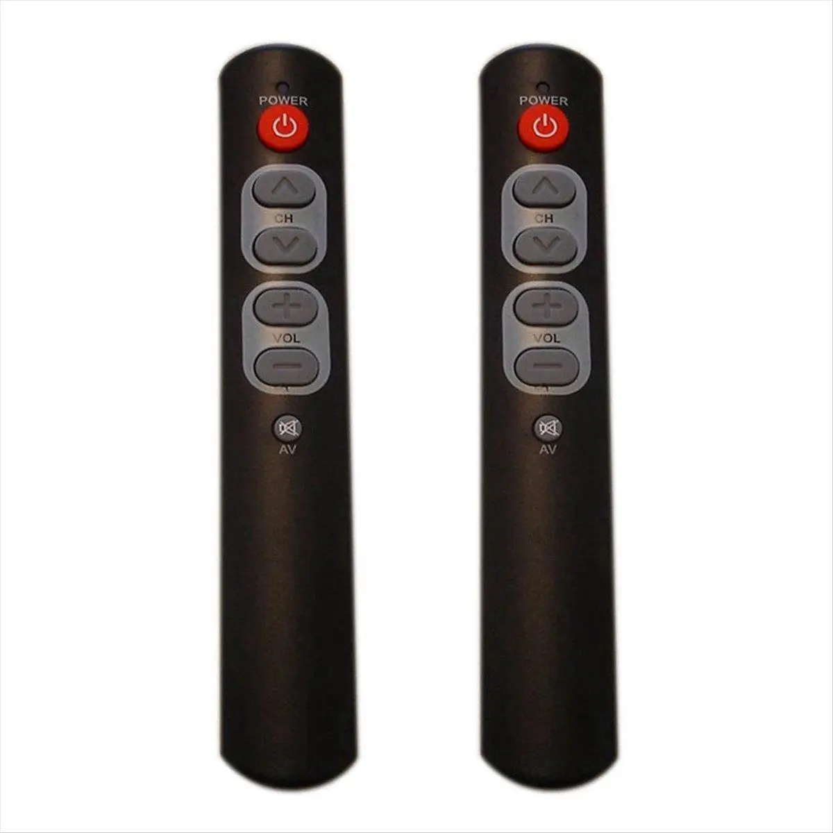 2PCS Universal 6-Button Smart Remote Control IR Copy Learning Function Remote Control for TV, STB, DVD, DVB, VCR A