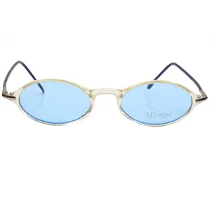 Mirage 700 Crystal Clear Light Blue Fashion Designer Sunglasses -Ma