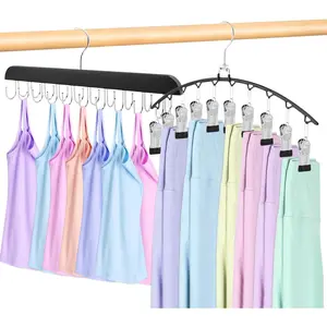 2 Pack Legging Organizer and Bra Hanger,2 in 1 Space Saving Hangers Max 30 Leggings & Bras Capacity for Closet Organizers and Storage,Metal Yoga Pant Hangers and Foldable   Top Hanger