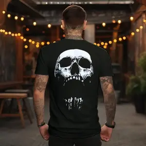 New Gym Fitness T-shirt Loose Oversized Cotton Men Short Sleeves Bodybuilding Sports Tees Summer Training Workout Jogging Tops