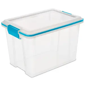 Sterilite Large 20 Qt Home Storage Container Tote with Latching Lids, (18 Pack) Sterilite Large 20 Qt Home Storage Container Tote with Latching Lids, (18 Pack)