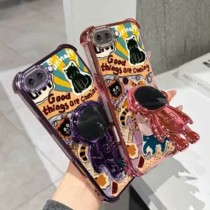 1 Piece Various cats Suitable For Pixel 9A Shock-Resistant And Stand Flexible Design Phone Case Cover Ideal For Sports 9A