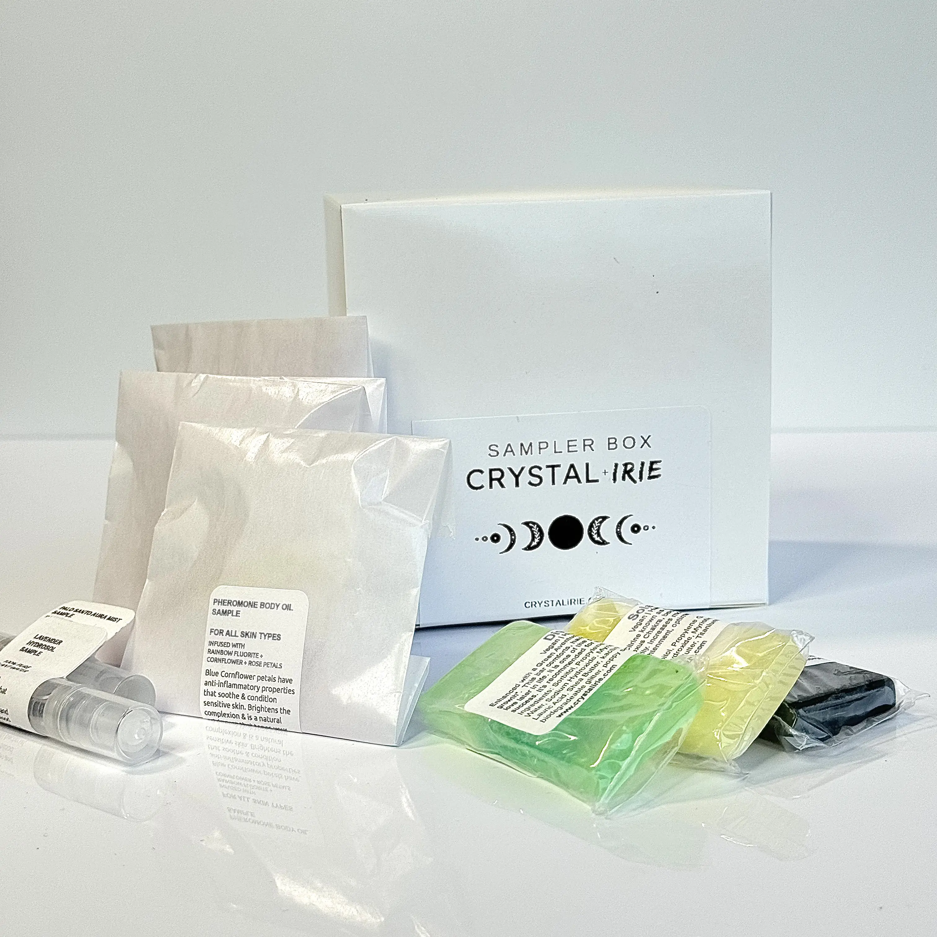 Crystal Irie Sampler Box- Tester Sample Bundle