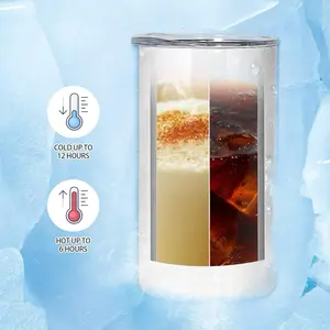 Custom Photo Glass Tumbler 16oz, Personalized Text Logo Design Picture Iced Coffee Beer Soda Can Lid Straw Soft Drink Cup - Gift Him Her Mom Drinkware Customized Mug