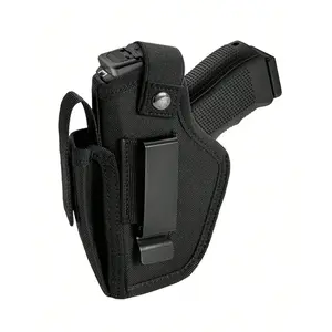 9 mm, 380 ACP, 45 ACP pistol holster; IWB/OWBconcealed carry holster with magazine pouch;unisex; fits left- or right-handed users; compatiblewith S&W, M&P, SIG, and other models  backpack adjustable shoulder bag