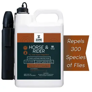 Horse & Rider Fly & Insect Repellent Spray, Gallon w/ Battery-Operated Wand