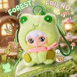 B16-Baby Three Toys Kimipapa's Animals Sitting-in-Row series Plush Blind Boxes(Hidden Style Probability: 96:1)
