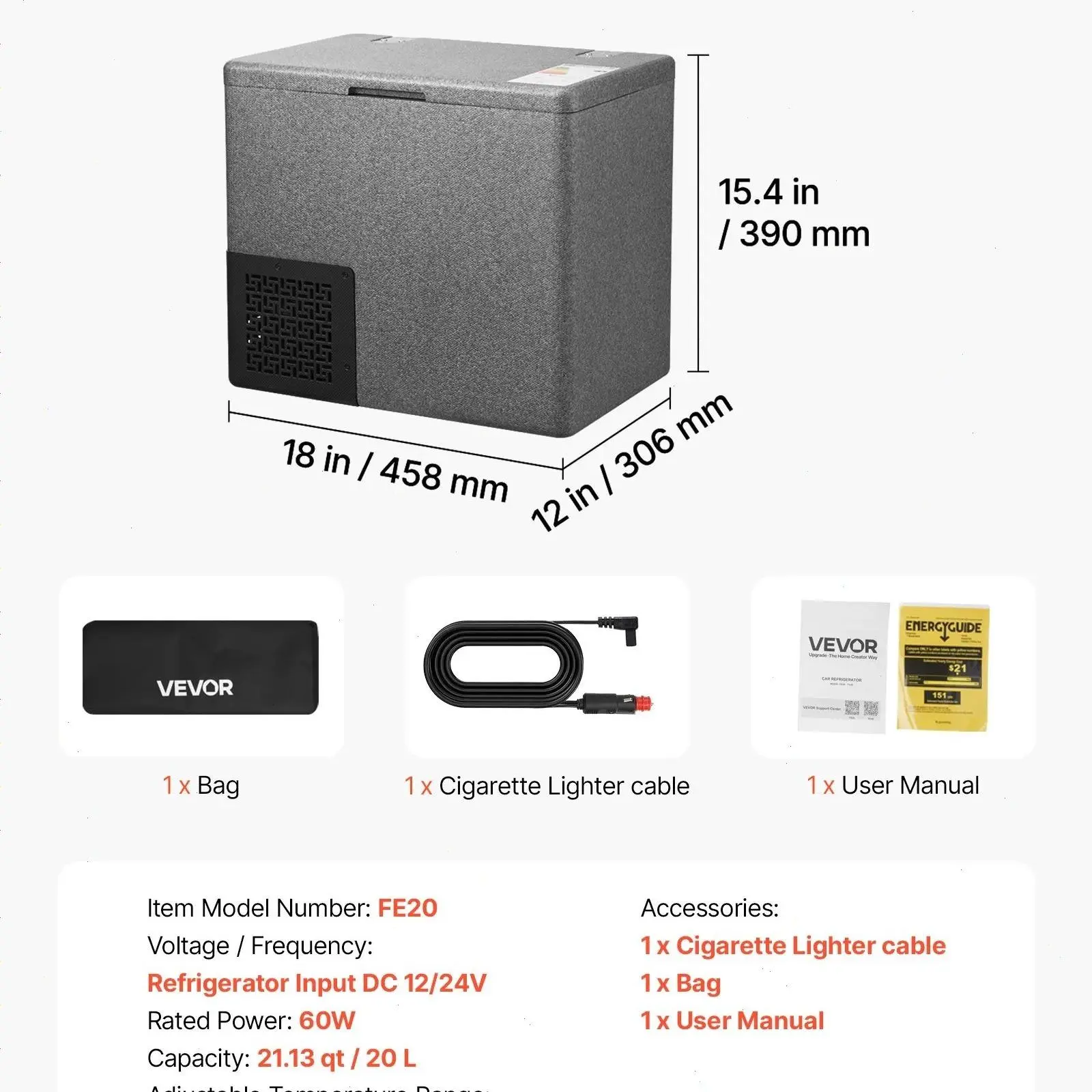 21QT/20L Ultra-lightweight & Single Zone