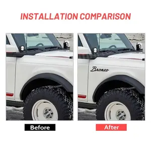 Suitable for Ford Bronco letter car stickers, Ford Bronco car logo, fender letter stickers, and tail stickers