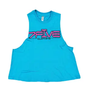 7Five Chevelle Crop - Teal