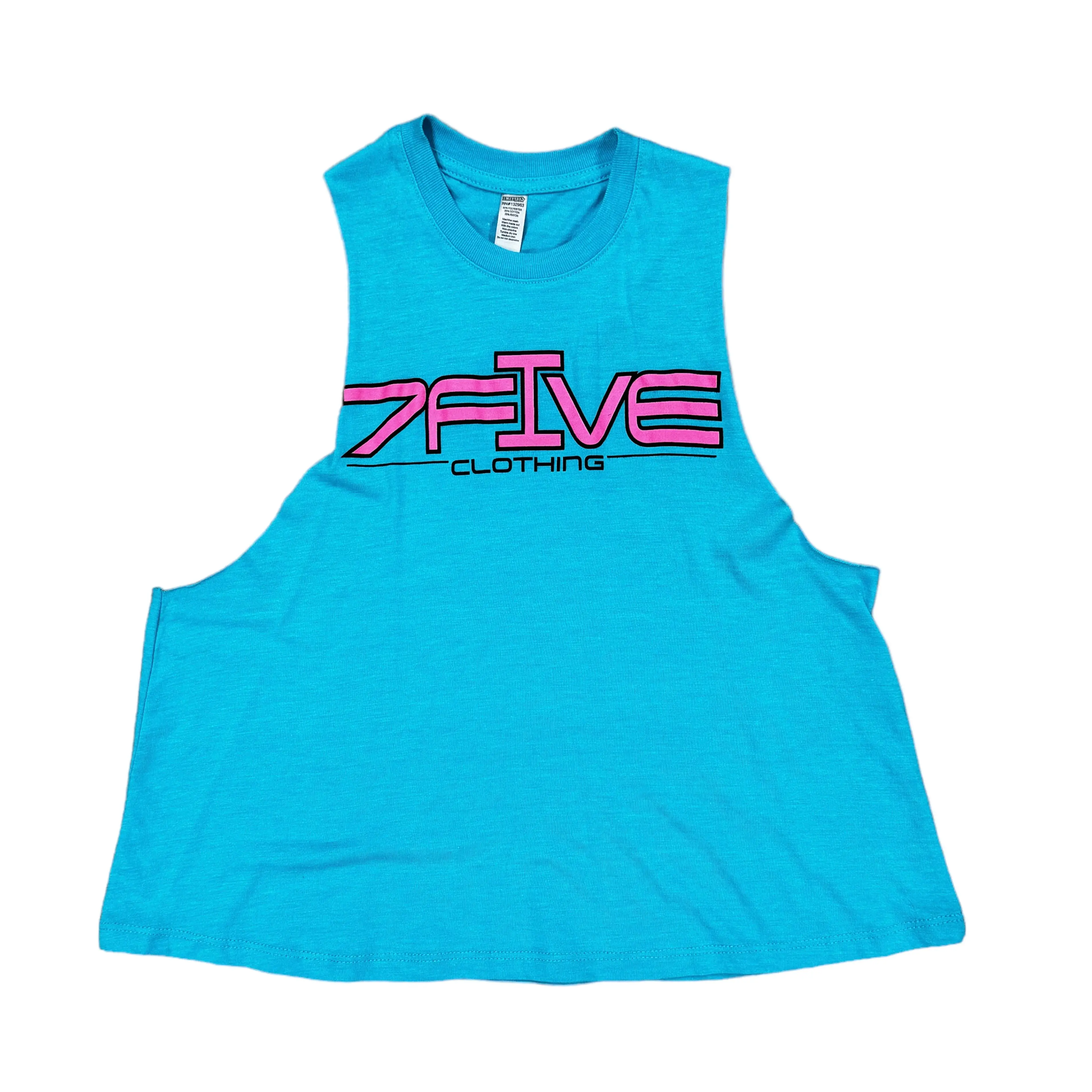 7Five Chevelle Crop - Teal