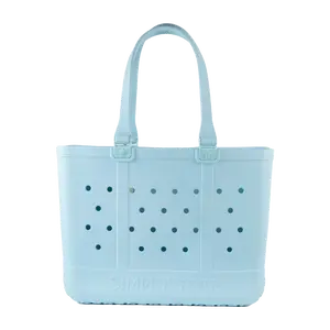Simply Southern Ladies Sky Blue Beach & Pool Tote Bag 0125-SIMPLYTOTE-SKY