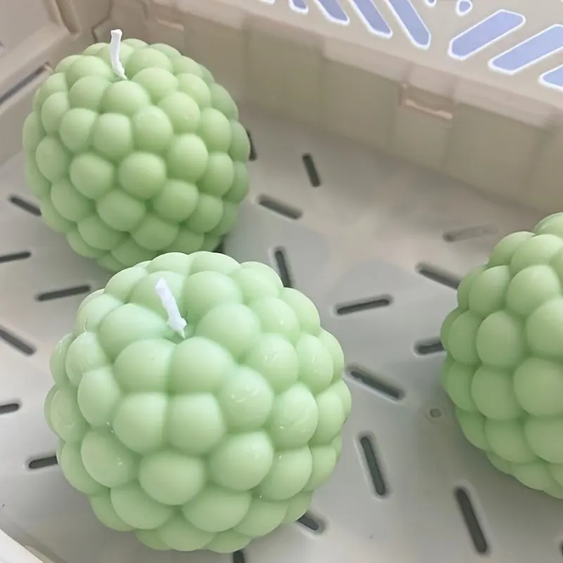2pcs Versatile DIY Silicone Candle Mold Kit - Easy To Use Spherical & Cylindrical Shapes for Soy Wax, Resin Crafts & Soap Making