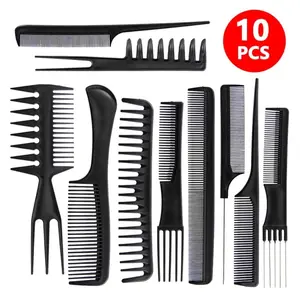 Hair Styling Tool Set, Multifunctional Hair Detangler Comb, Hair Curler Comb, Anti-static Haircare Hairstyling Tool Set, Stylist Accessories, Heatless, Hair Tools