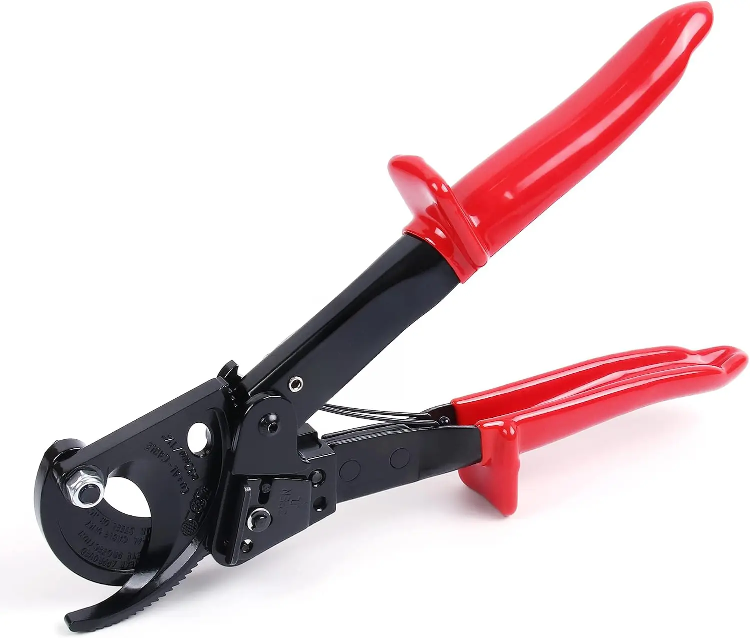 Ratchet Cable Cutter, Heavy Duty Wire Cutting Tool for Aluminum & Multi-Core Cables, Max Cutting Capacity 240mm²