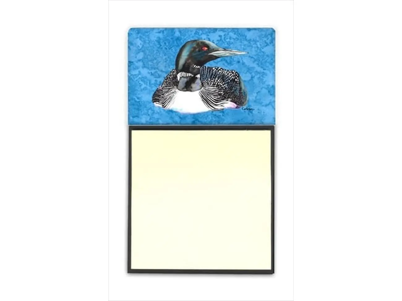 Loon Refillable Sticky Note Holder - 3x3 in Desk Organizer, Office Stationery Postit Note Dispenser