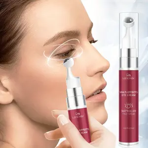 LANEMAY 360° Roller Multi-Effect Eye & Face Serum, Advanced Under Eye Cream - Cooling massage, lifts and firms, smooths fine lines, deeply moisturizes, soothes fatigue, promotes absorption. Skin Care Product