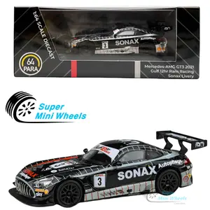 PARA64 1:64 Mercedes-AMG GT3 Evo 2021 Gulf 12H Ram Racing - Sonax