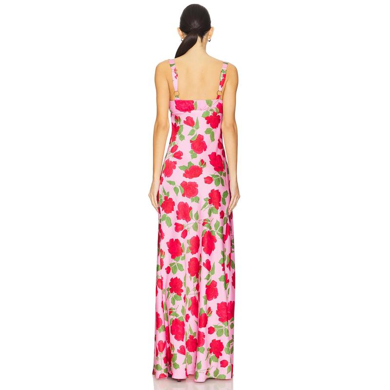 Show Me Your Mumu Maude Maxi Dress in Heart Throb