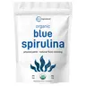 Micro Ingredients Organic Blue Spirulina Powder (Phycocyanin Extract) - No Fishy Smell, 100% Vegan Protein from Blue-Green Algae