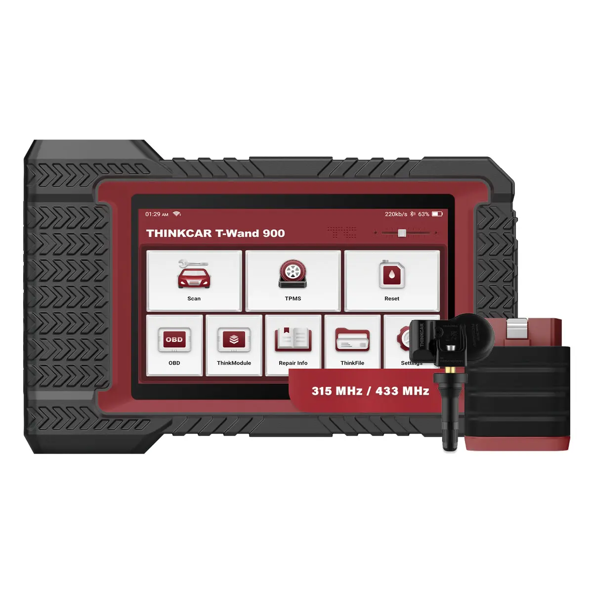 ThinkCar TWAND 900 - Wireless Full System Diagnostic Scan Tool Sensor Relearn And Program TPMS Reset