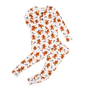 Fritz Gingerbread TWO PIECE Bamboo Toddler 2-Piece Set Ultra Soft Breathable & Temperature Regulating for All Day Comfort