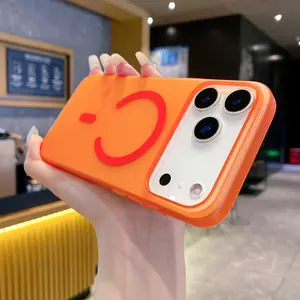 Magnetic For Slim Case For iPhone 17Air 16 15 14 13 12Pro Max Wireless Charging Matte Hard Plastic Cover Casing